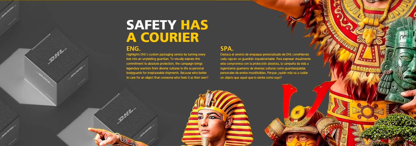 Imagen concepto Safety Has A Courier